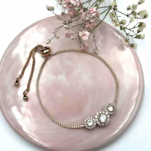 Rannekoru, FRENCH RIVIERA | Aurora Bracelet -strassirannekoru (r.kulta)