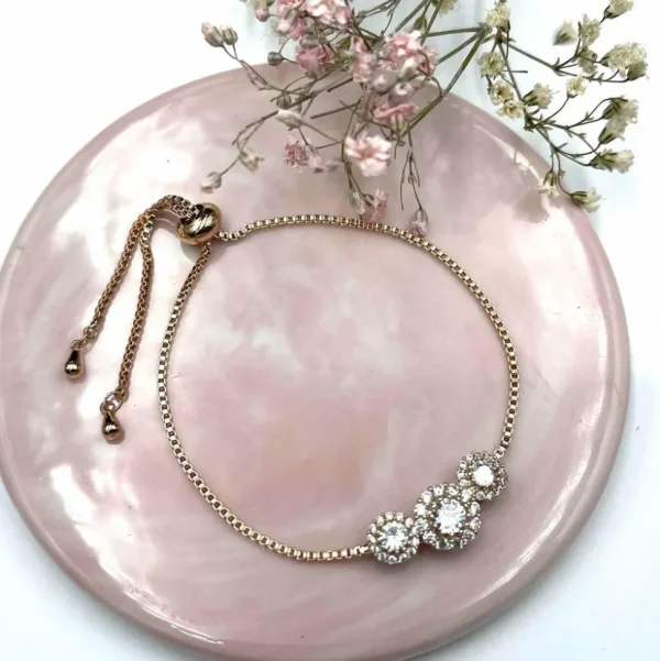 Rannekoru, FRENCH RIVIERA | Aurora Bracelet -strassirannekoru (r.kulta)
