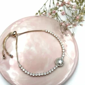 Rannekoru, FRENCH RIVIERA | Beautiful Bracelet -strassirannekoru (r.kulta)