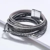 Rannekoru, FRENCH RIVIERA | Colletta Bracelet -harmaa kerrosrannekoru