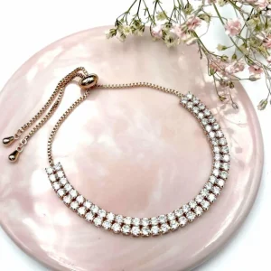 Rannekoru, FRENCH RIVIERA | Classic Bracelet -strassirannekoru (r.kulta)
