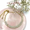 Rannekoru, FRENCH RIVIERA | Classic Bracelet -strassirannekoru (kulta)