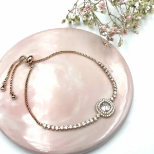Rannekoru, FRENCH RIVIERA | Glamour Bracelet -strassirannekoru (r.kulta)