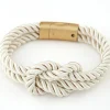 Rannekoru, FRENCH RIVIERA | Minimalistic Knot Bracelet in White