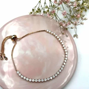 Rannekoru, FRENCH RIVIERA | Simple Bracelet -strassirannekoru (r.kulta)