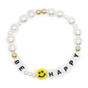 Rannekoru, FRENCH RIVIERA | Trendy Smiley Be Happy Bracelet