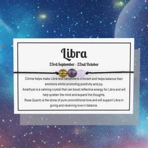 Rannekoru, Horoscope Bracelet -horoskooppikoru värillisillä kivillä