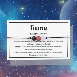 Rannekoru, Horoscope Bracelet -horoskooppikoru värillisillä kivillä