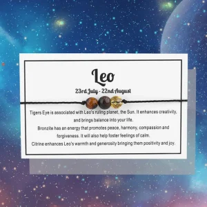 Rannekoru, Horoscope Bracelet -horoskooppikoru värillisillä kivillä