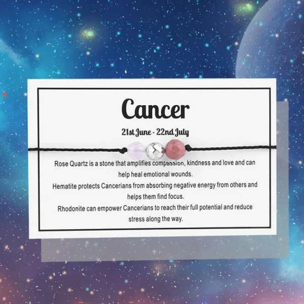 Rannekoru, Horoscope Bracelet -horoskooppikoru värillisillä kivillä