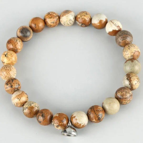 Rannekoru, Pearl Couple Bracelet with Ball -luonnonkivinen rakkauskoru