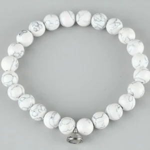 Rannekoru, Pearl Couple Bracelet with Ball -luonnonkivinen rakkauskoru