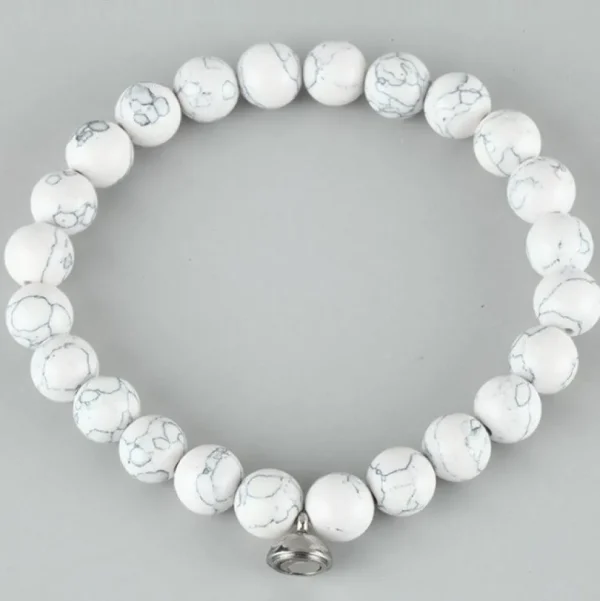 Rannekoru, Pearl Couple Bracelet with Ball -luonnonkivinen rakkauskoru