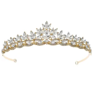 ROMANCE, Augusta -kullanvärinen tiara kirkkailla kivillä