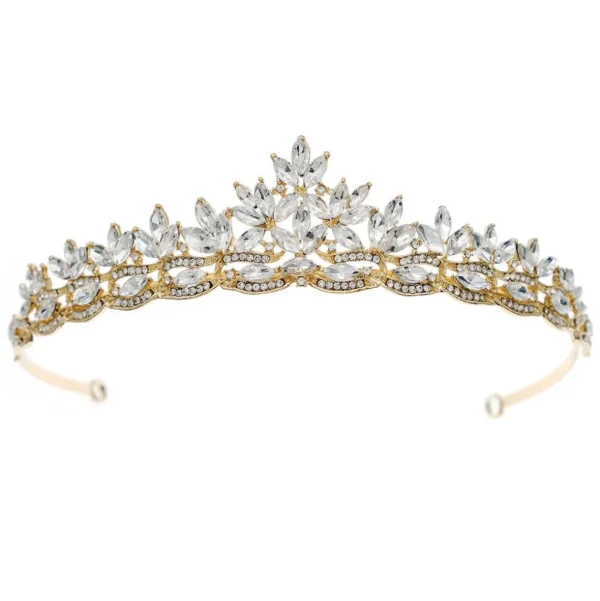 ROMANCE, Augusta -kullanvärinen tiara kirkkailla kivillä