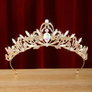 ROMANCE, Aurora -kullanvärinen tiara aurora borealis kivillä