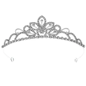 ROMANCE, Kiia -hopeanvärinen tiara kirkkailla kivillä