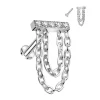 Rustokoru/traguskoru, Chain Dangle -titaaninen labret