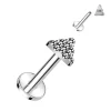 Rustokoru/traguskoru, Diamond Cut Triangle -titaaninen labret