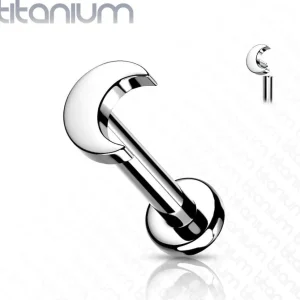 Rustokoru/traguskoru, Implant Grade Titanium Mini Crescent Moon
