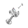 Rustokoru/traguskoru, Marquise Leaf -titaaninen labret