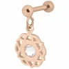 Rustokoru/traguskoru, Steel Roseline® Mandala Dangle