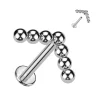 Rustokoru/traguskoru, Titanium Angle Stud -kivetön titaanilabret