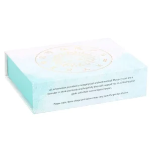 Sagittarius Crystal Tumblestone Set -jousimiehen kivi lahjapakkaus