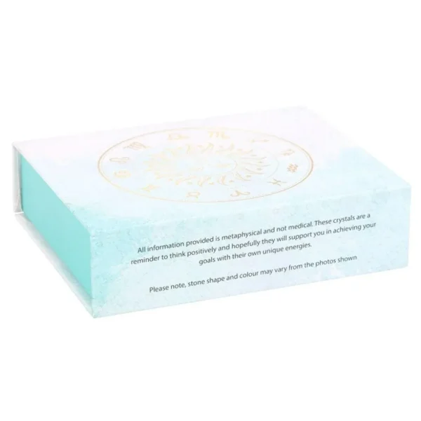 Sagittarius Crystal Tumblestone Set -jousimiehen kivi lahjapakkaus