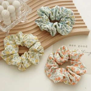 Scrunchie | SUGAR SUGAR, Autumn Flowers -kukallinen hiusdonitsi