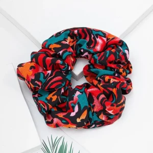 Scrunchie | SUGAR SUGAR, XL Jungle -monivärinen hiusdonitsi
