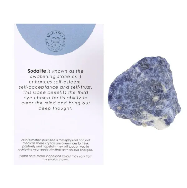 Sodalite Healing Rough Crystal -sodaliitti raakakivi