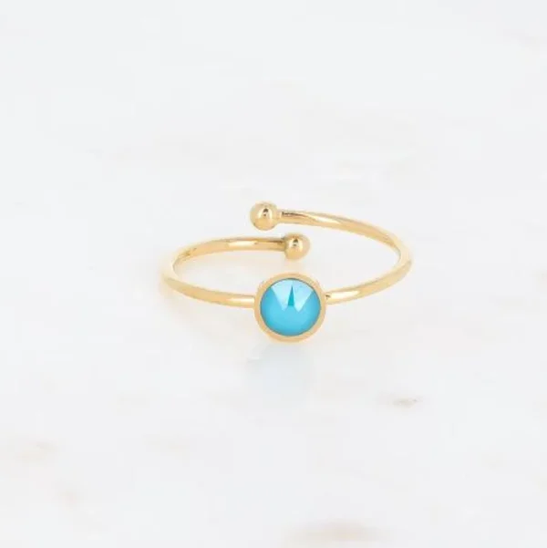 Sormus, BOHM PARIS | Bague Ally -azure blue