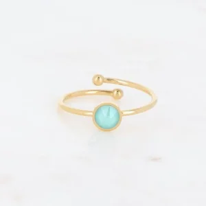 Sormus, BOHM PARIS | Bague Ally -mint green