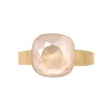 Sormus, BOHM PARIS | Bague Bea dorée beige rose