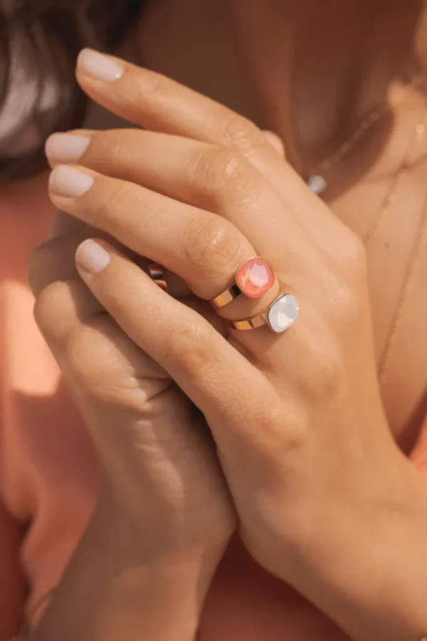 Sormus, BOHM PARIS | Bague Bea dorée noire patina