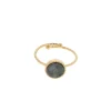 Sormus, BOHM PARIS | Bague Chloe dorée avec turqoise africaine