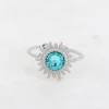 Sormus, BOHM PARIS | Bague Dao Rhodium -turqoise
