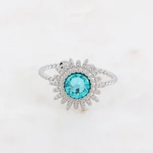 Sormus, BOHM PARIS | Bague Dao Rhodium -turqoise