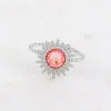 Sormus, BOHM PARIS | Bague Dao Rhodium -electric orange