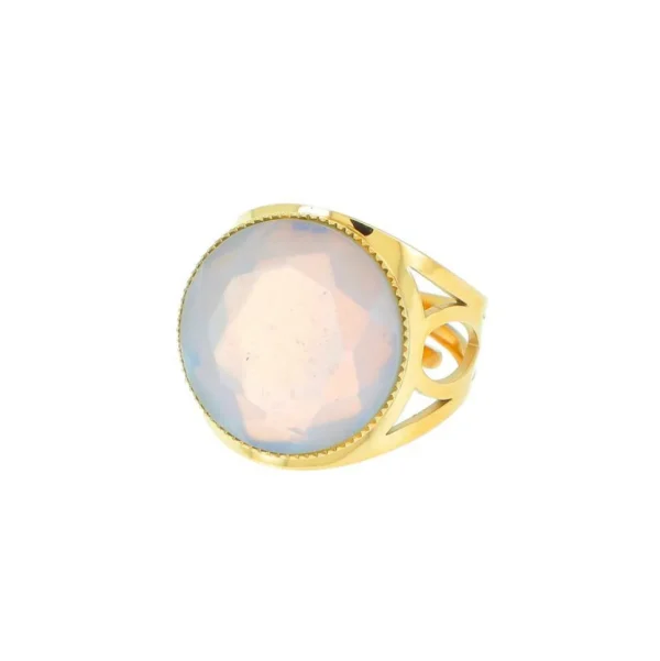 Sormus, BOHM PARIS | Bague Eponine dorée avec pierre de lune