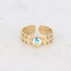 Sormus, BOHM PARIS | Bague Ghita -kirkaskivinen kristallisormus (AB)