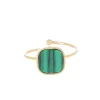 Sormus, BOHM PARIS | Bague Gigi dorée avec malachite