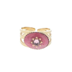 Sormus, BOHM PARIS | Bague Inaya avec rhodonite