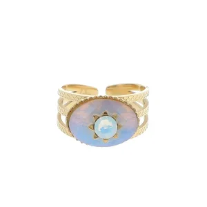 Sormus, BOHM PARIS | Bague Inaya avec white opal