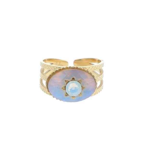 Sormus, BOHM PARIS | Bague Inaya avec white opal