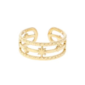 Sormus, BOHM PARIS | Bague Leyna dorée