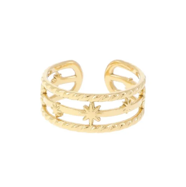 Sormus, BOHM PARIS | Bague Leyna dorée