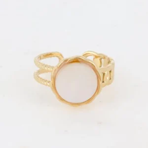 Sormus, BOHM PARIS | Bague Luce -dorée avec nacre