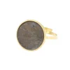 Sormus, BOHM PARIS | Bague Maxine -labradoriitti/kulta